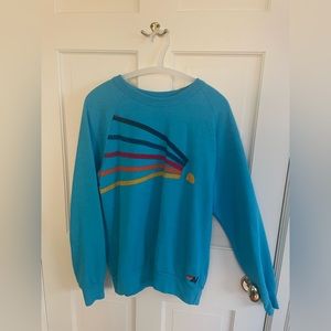 Aviator nation light blue small sweatshirt